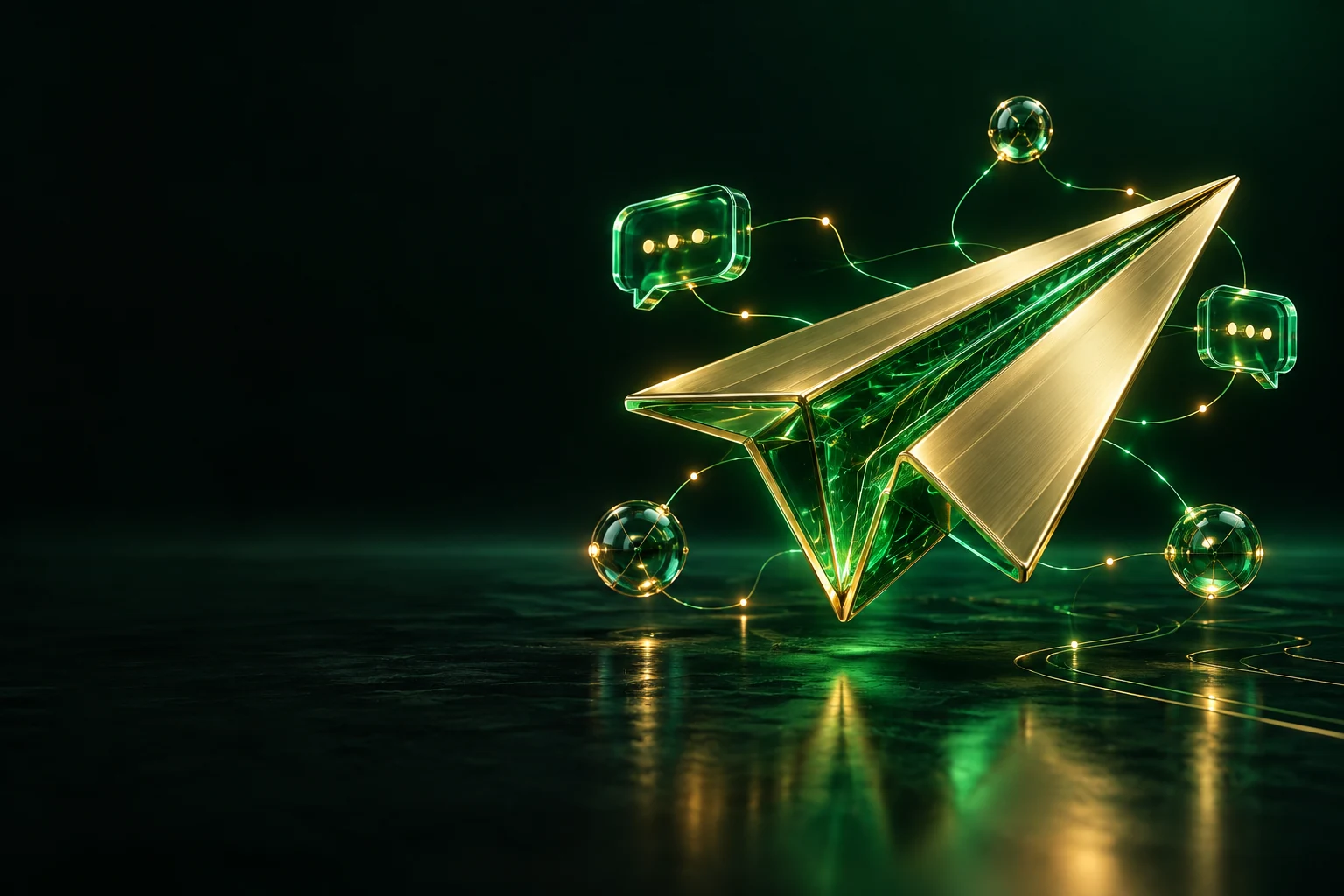 Paper plane among chat bubbles: Telegram bot development
